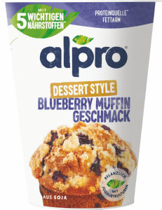 Alpro sojin, fermantiran, okus borovničev mafin, 400 g