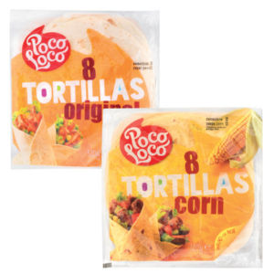 Tortilje Poco Loco, pšenične, 320g
