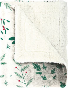 Odeja božični sherpa, 130 x 170 cm