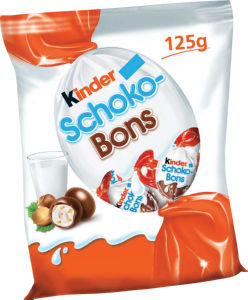 Bonboni Kinder, schoko bons, 125 g