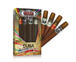 Darilni set Cuba, America: Cuba black, Cuba green, Cuba brown, Cuba Gray, 4 x 35 ml