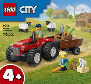 Lego City, Rdeči kmetijski traktor s prikolico in ovčka
