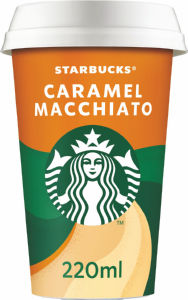 Napitek mlečni Starbucks, Caramel macchiato, 220 ml