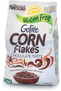 Žitarice Corn Flakes, čokolada, brez glutena, 450 g
