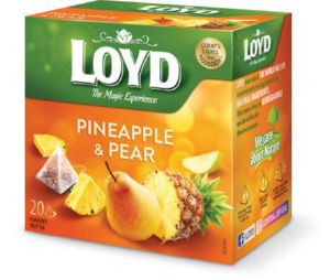 Čaj Loyd, ananas in hruška, 20 x 2 g