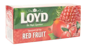 Čaj Loyd, sadni, rdeče sadje, 40 g