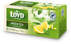 Čaj Loyd, zeleni z limono, 30 g
