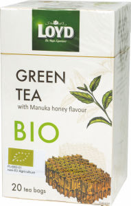 Čaj Bio Loyd, zeleni čaj z aromo medu manuka, 30 g