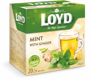 Čaj Loyd, Meta z ingverjem, 40 g