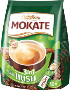 Napitek kavni Mokate, instant, Irish, 3 v 1, 170 g