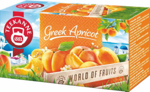 Čaj Teekanne, Greek Apricot, z okusom marelice in medu, filter, 40 g