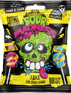 Lizike Sour Madness, v vrečki, 90 g