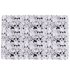 Pogrinjek Cat&Dog, beli, 28×43 cm