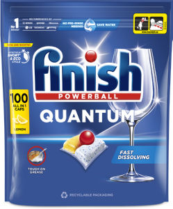 Kapsule Finish, Quantum Lemon All in 1, 100/1