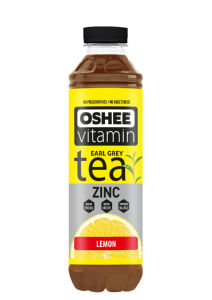 Pijača Oshee, čaj Earl Grey z vitamini, cink, limona, 555 ml