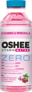 Pijača Oshee, Zero, vitamini & minerali, 555 ml