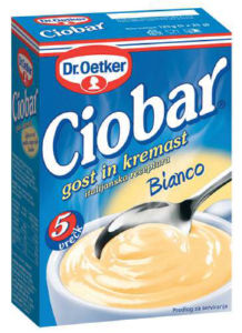 Vroča čokolada Ciobar, bela, 5 x 25 g