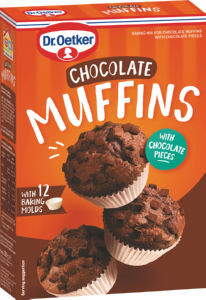 Mešanica za peko Dr.Oetker, Muffini, čokoladni, 380 g