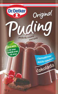 Puding Dr.Oetker, čokoladni, s koščki čokolade, 52 g