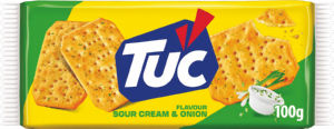 Krekerji Tuc, kisla smetana in čebula, 100 g