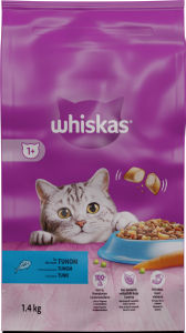 Whiskas dry, Adult, tunina, 1,4 kg