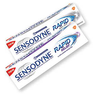 Zobna pasta Sensodyne, rapid, 75 ml