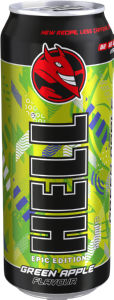 Energijska pijača Hell, Green Apple, 0,5 l