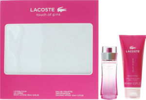 Darilni set Lacoste Touch of Pink, toaletna voda 30ml + losjon 100ml