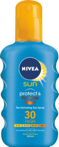 Sprej Nivea Sun za sončenje, ZF30, 200 ml