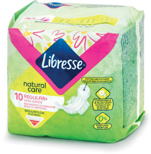 Higienski vložki Libresse, Natural Care, Normal, 10/1
