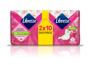 Higienski vložki Libresse, Natural Ultra, Normal, 20/1