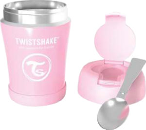 Termo posodica Twistshake za hrano, roza, 350ml