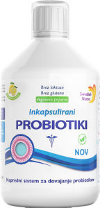 Prehransko dopolnilo Swedish nutra, Inkapsulirani probiotiki, 500 ml