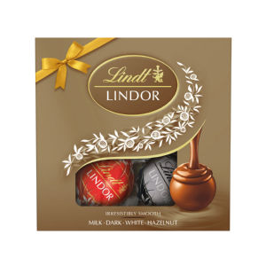 Praline Lindor Assorted box, 62 g