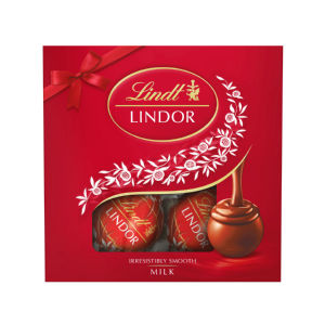 Praline mlečne Lindor, Milk box, 62 g