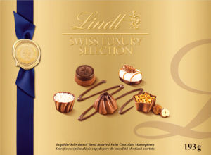 Bonboniera Lindt, Swiss Luxury Selection, 193 g