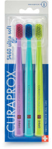 Set zobnih ščetk Curaprox, 5460 Ultra Soft, 3/1
