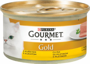Hrana za mačke Gourmet, piščanec, 85 g