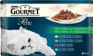 Hrana za mačke Gorumet, več vrst, 4 x 85 g