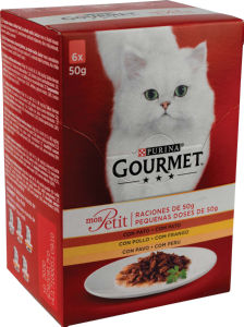 Gourmet mon Petit pišč.pur.raca, 6x50g