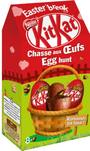 Čokolada mlečna figura KitKat, Egg Box, 120 g