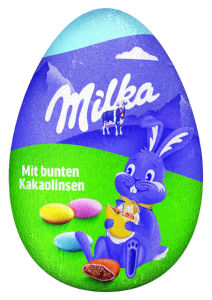 Čokolada mlečna Milka, Funny Eggs, 50 g