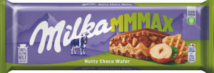 Mlečna čokolada Milka, Nutty Choco Wafer, 270 g