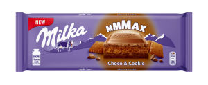 Mlečna čokolada Milka, Choco & Cookie, 300 g
