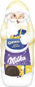 Čokolada Milka, Oreo white, Božiček, 95 g