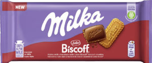 Mlečna čokolada Milka, Biscoff, 90 g