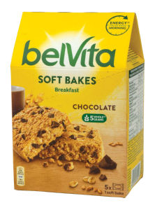 Piškoti Belvita Soft Bakes, čokolada, 250 g