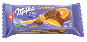 Keksi Milka Choco Dessert, pomaranča, 147 g