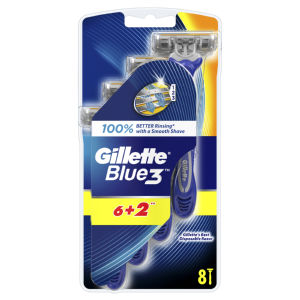 Brivnik Gillette Blue 3, 6+2gratis