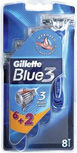 Brivnik Gillette Blue 3, 6 + 2 gratis